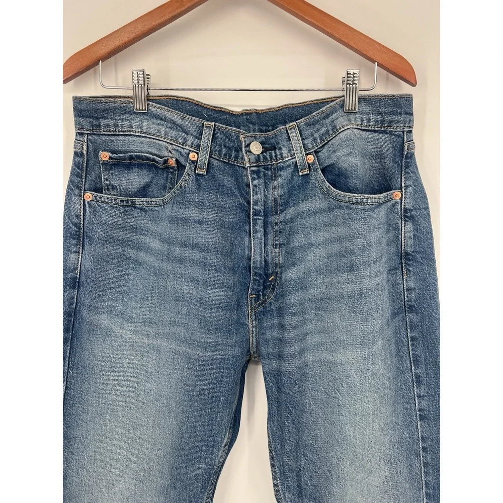 Levi's 505 Men's Jeans 34x32, Blue, Regular Fit,‎ Straight Leg